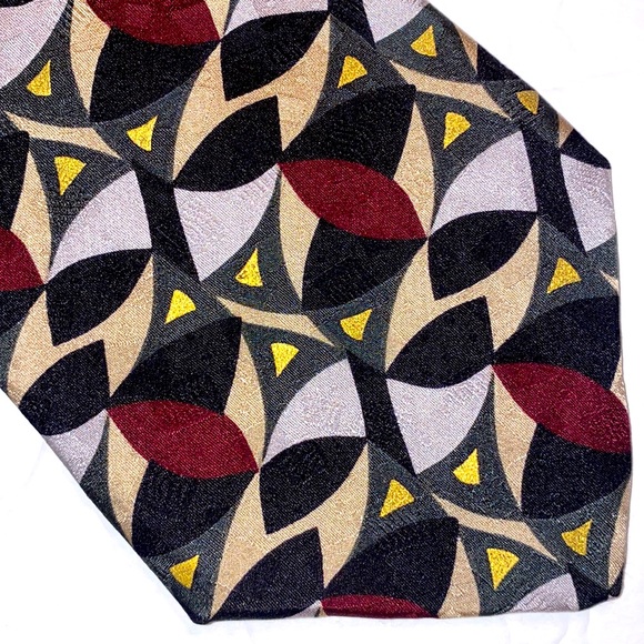 Vintage 90s Ashberry Tie Imported Silk Made in the USA Necktie - Picture 3 of 11